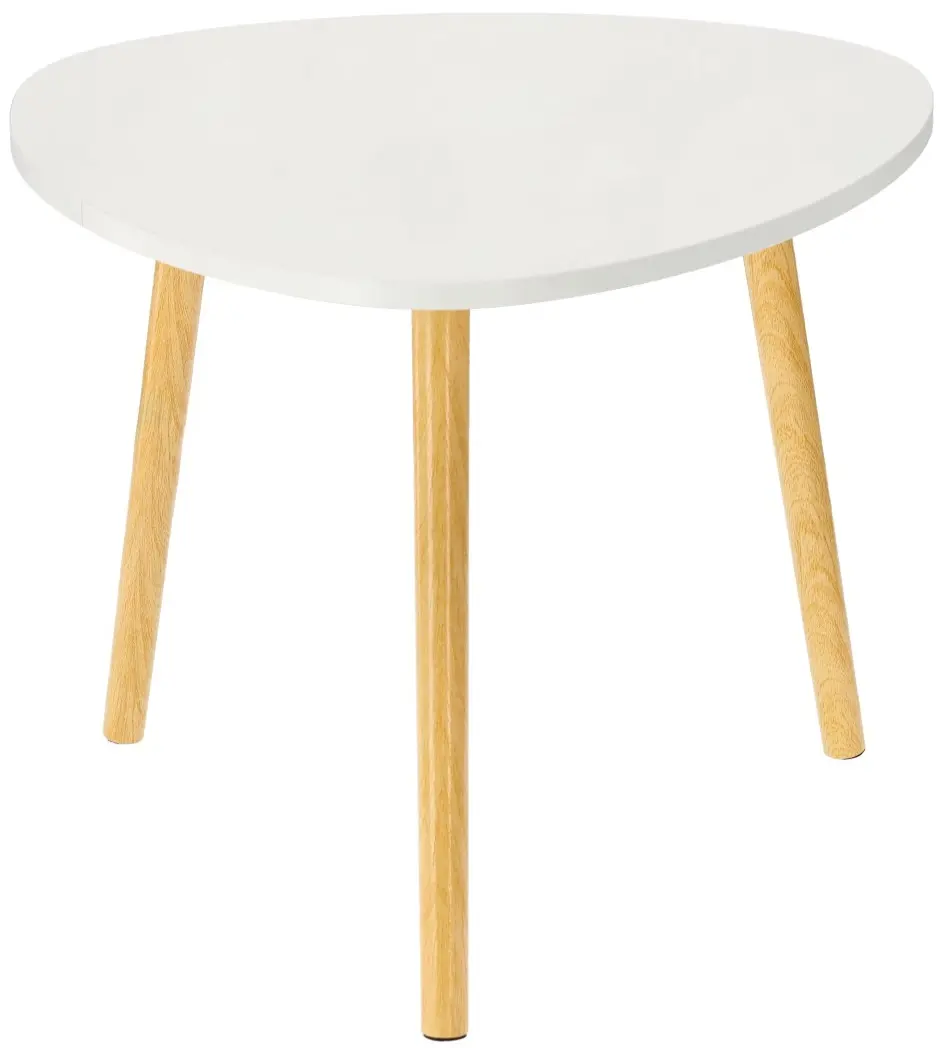 Set mese pentru reviste Halmar Chomik FAT2275 2pcs (White/Natural) - 3