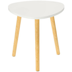 Set mese pentru reviste Halmar Chomik FAT2275 2pcs (White/Natural) Thumb