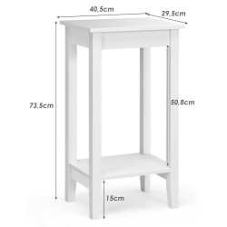 Set mese pentru reviste Costway HW66237WH-2 (White) Thumb