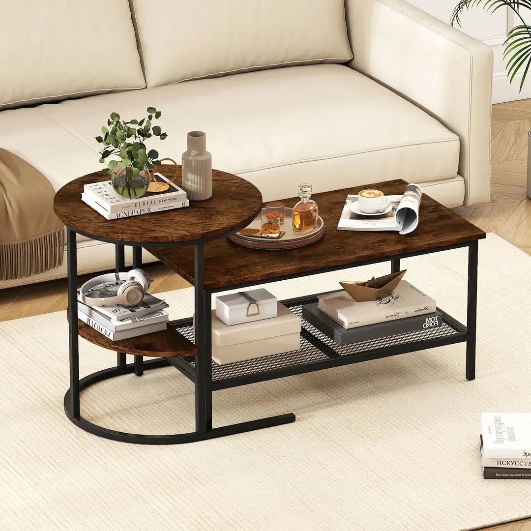 Set mese de cafea Costway JV13194CF (Brown)