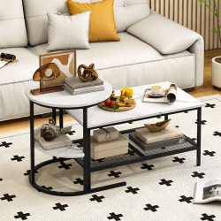 Set mese de cafea Costway JV13194WH (White)