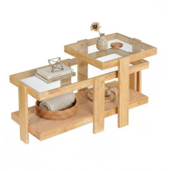 Set mese de cafea Costway JV13656NA (Natural) Thumb