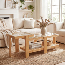Set mese de cafea Costway JV13656NA (Natural)