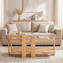 Set mese de cafea Costway JV13656NA (Natural) Thumb