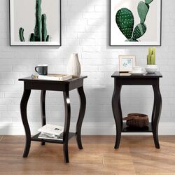 Set mese pentru reviste Costway HW65646CF-2 (Brown)