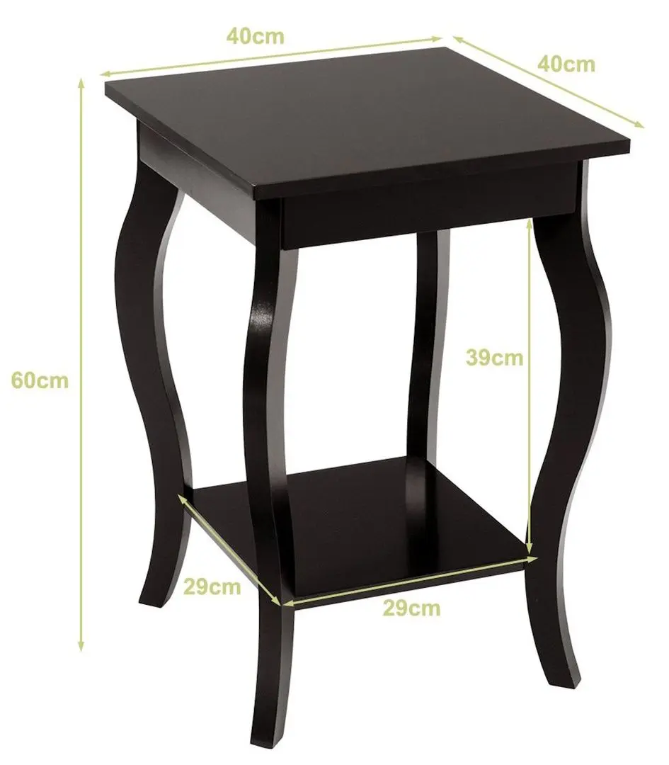 Set mese pentru reviste Costway HW65646CF-2 (Brown)