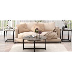 Set mese pentru reviste Costway JV11013GR (Grey) Thumb