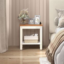 Masa pentru reviste Costway BA7863CF (Brown/White) Thumb
