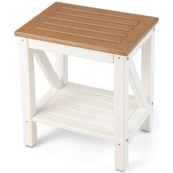 Masa pentru reviste Costway BA7863CF (Brown/White) Thumb