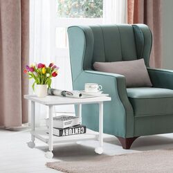 Журнальный столик Costway CB10464WH (White) Thumb