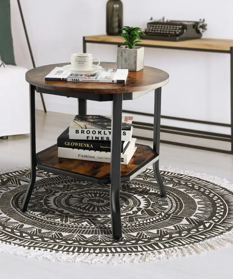 Masa pentru reviste Costway HV10165CF (Brown)