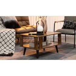 Masa pentru reviste Costway HV10347CF (Brown/Black)