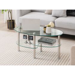 Журнальный столик Costway HV10456TR (Tranparent)
