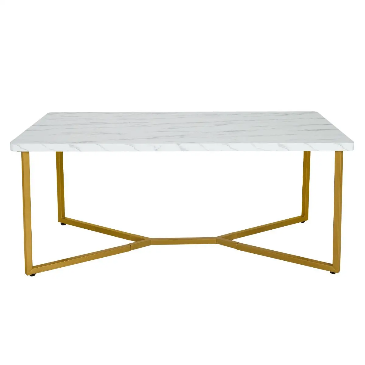 Masuta cafea Costway HV10491 (White/Gold) - 2