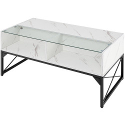 Masa pentru reviste Costway HV10527WH (White) Thumb