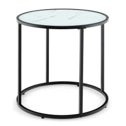 Masa pentru reviste Costway HV10529WH (White/Black) Thumb