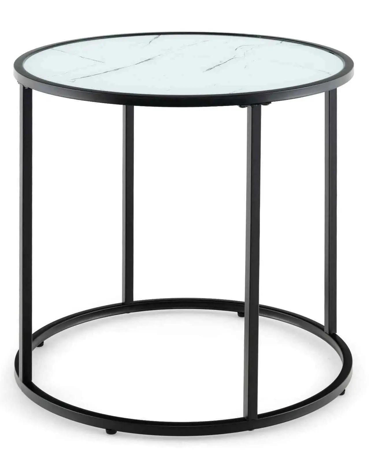 Masa pentru reviste Costway HV10529WH (White/Black)