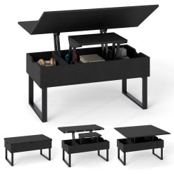 Masa pentru reviste Costway HV10803DK (Black) Thumb