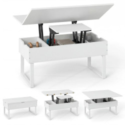 Masuta cafea Costway HV10803WH (White) Thumb