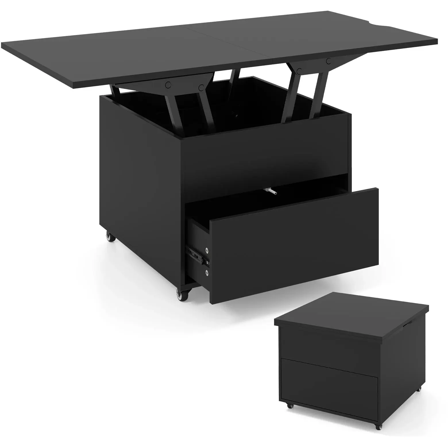 Masuta cafea Costway HV10806DK (Black) - 2