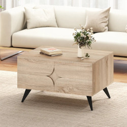 Masuta cafea Costway HV10809CF (Natural)