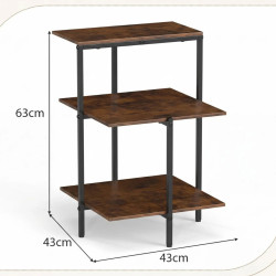 Masuta cafea Costway HV10865CF (Brown) Thumb