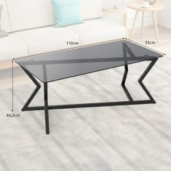Masa pentru reviste Costway HV10940BK (Black) Thumb