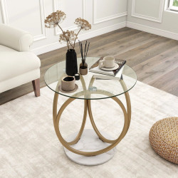 Masuta cafea Costway HV10942GD (Gold)