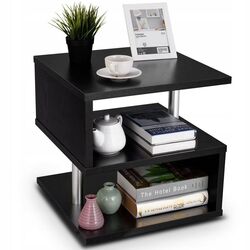 Masa pentru reviste Costway HW58779BK (Black) Thumb