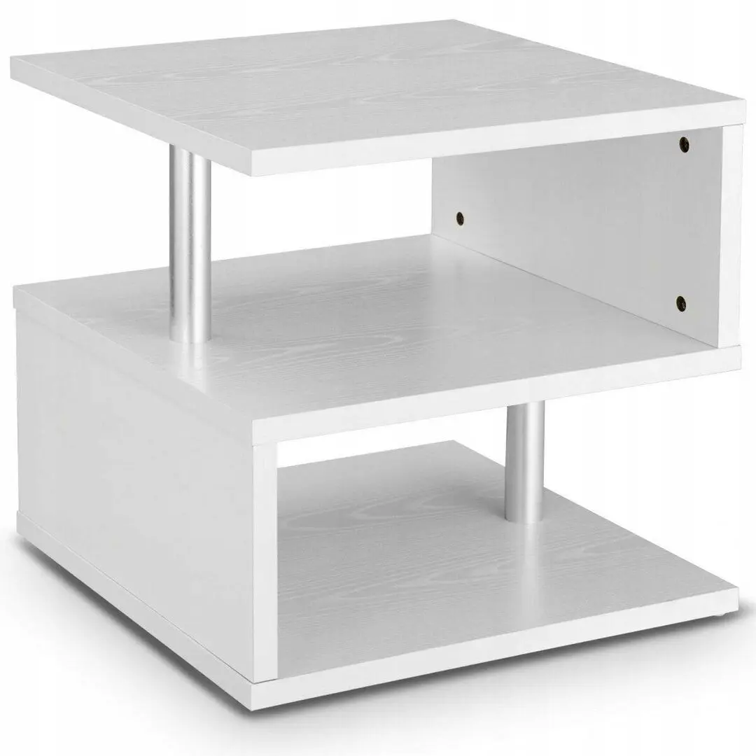 Masa pentru reviste Costway HW58779WH (White) - 2