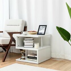 Masa pentru reviste Costway HW58779WH (White)