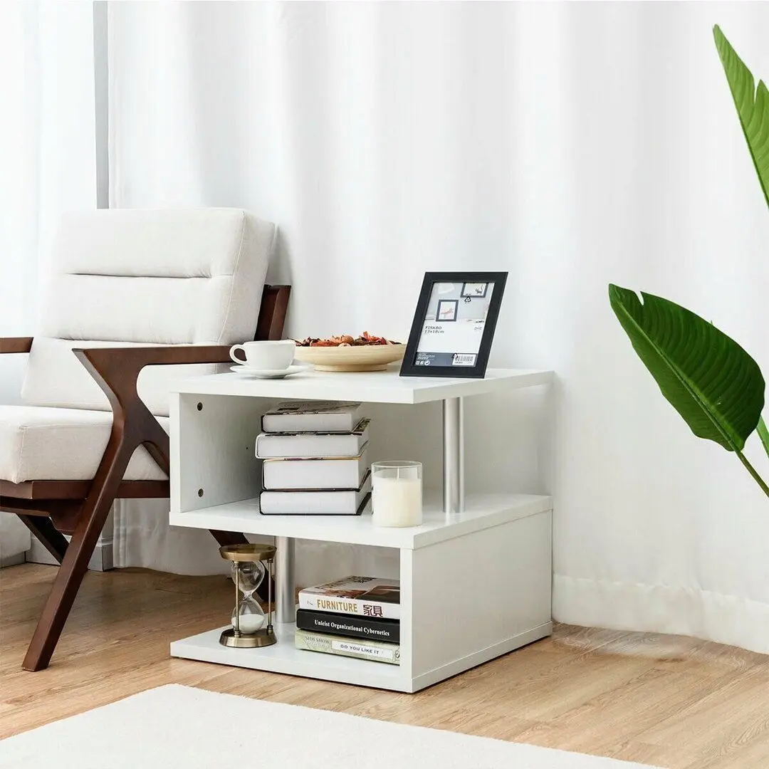 Masa pentru reviste Costway HW58779WH (White)