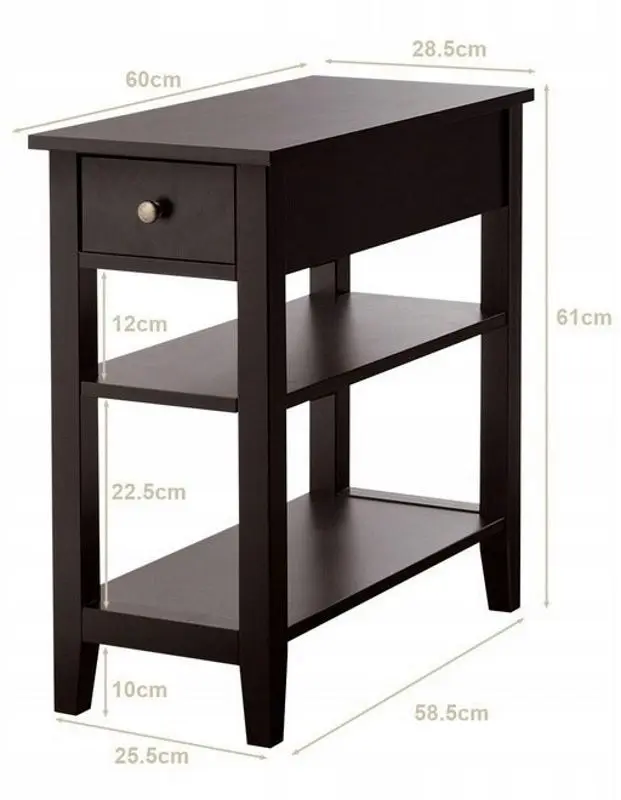 Masa pentru reviste Costway HW61591CF (Brown)