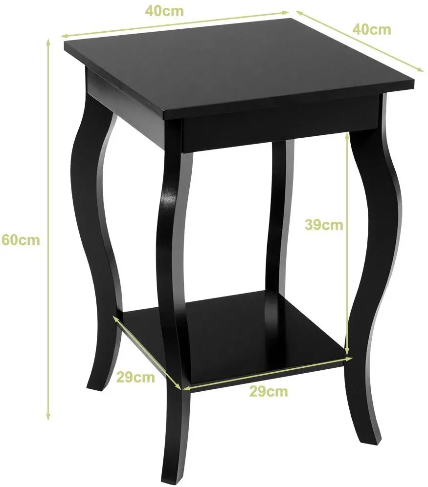 Masa pentru reviste Costway HW65646BK-1 (Black)