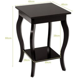 Masa pentru reviste Costway HW65646CF-1 (Brown) Thumb