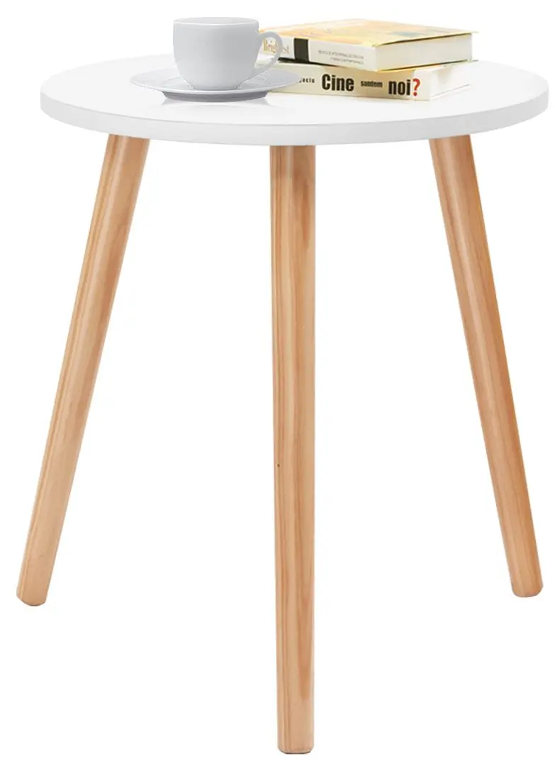 Masa pentru reviste Costway HW65766WH (White) - 2
