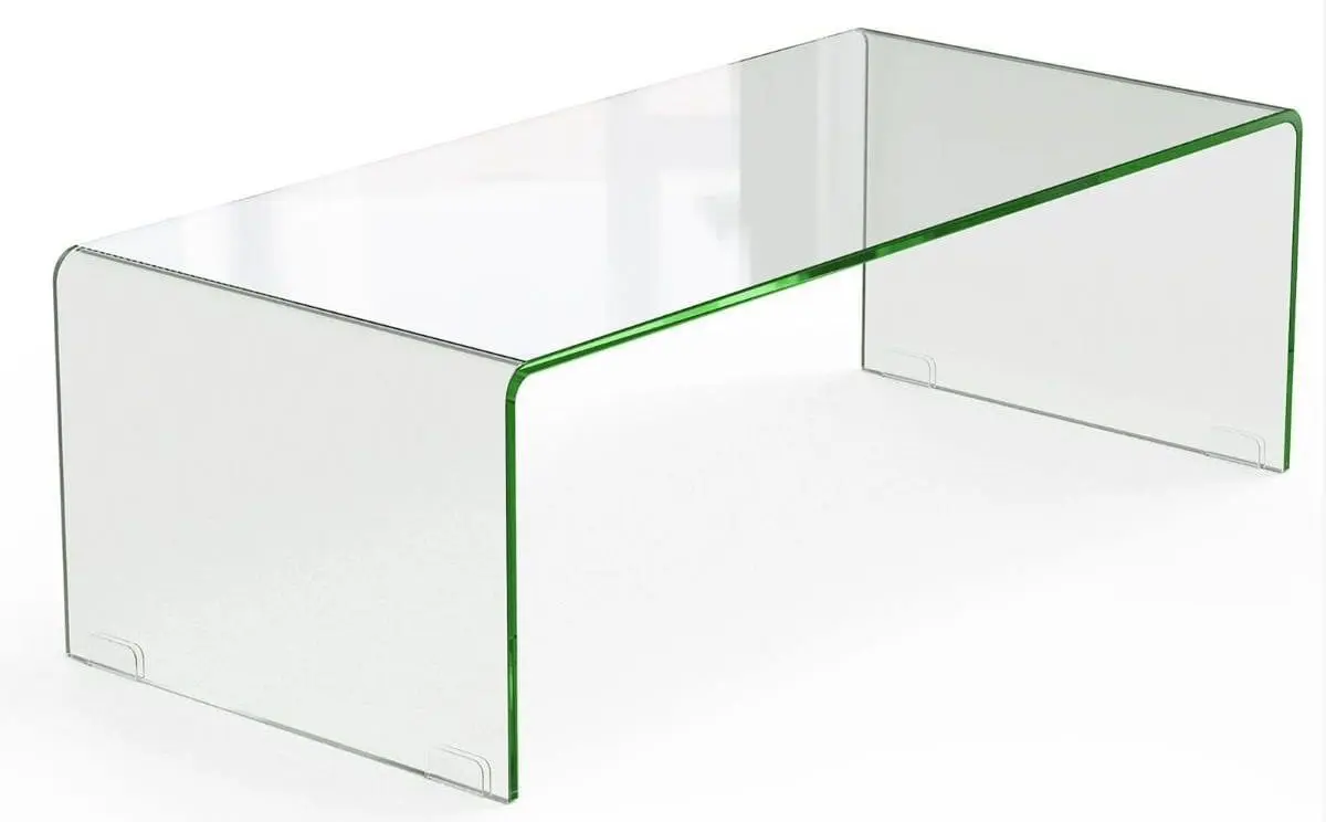 Masa pentru reviste Costway HW66289CL (Transparent)