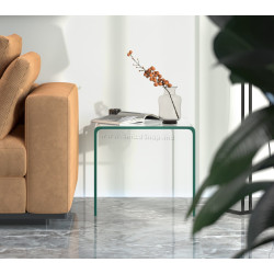 Masa pentru reviste Costway HW66957 (Transparent)