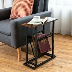 Журнальный столик Costway HW67033 (Brown/Black) Thumb