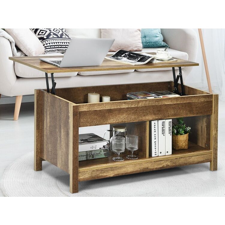 Журнальный столик Costway HW67317NY (Natural)