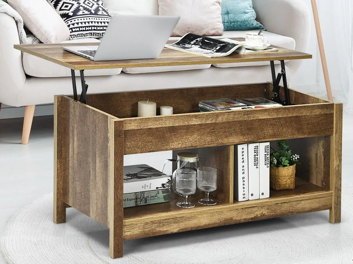 Журнальный столик Costway HW67317NY (Natural)