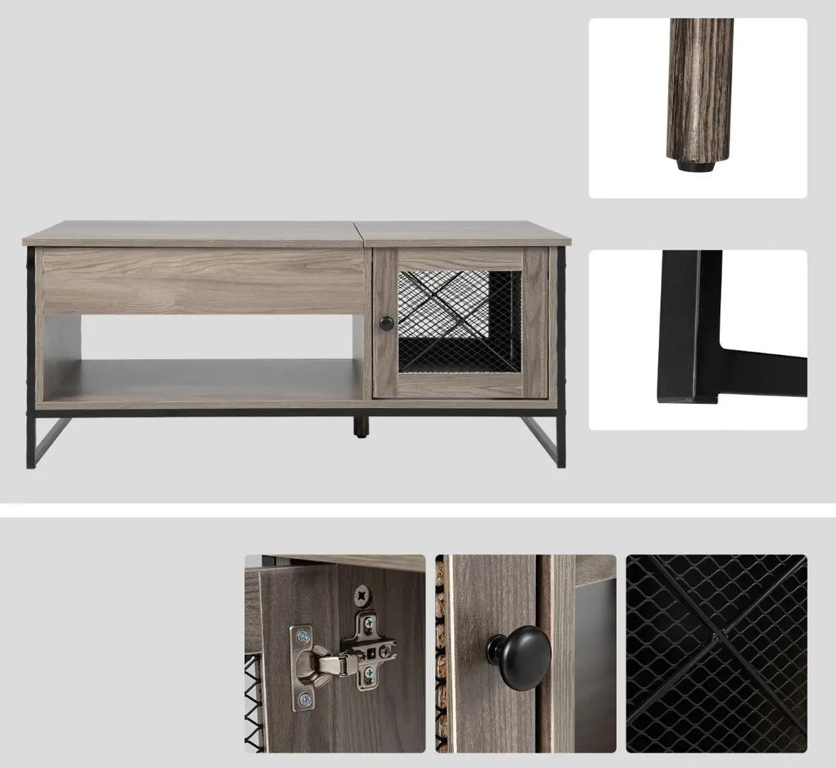 Masa pentru reviste Costway JV10415GR (Grey)