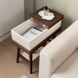 Masa pentru reviste Costway JV10655DK (Brown/White) Thumb