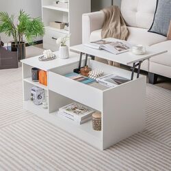 Masa pentru reviste Costway JV10869 (White)