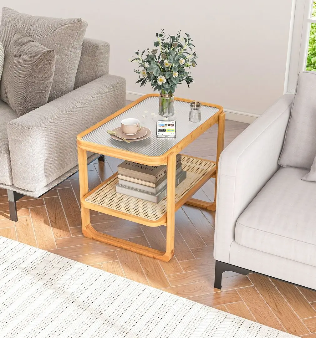 Журнальный столик Costway JV11093NA (Natural)