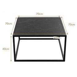Журнальный столик Costway JV11101DK (Black) Thumb