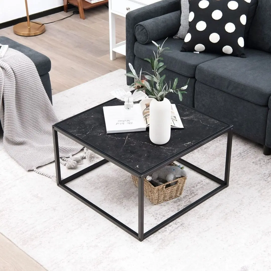 Журнальный столик Costway JV11101DK (Black) - 6