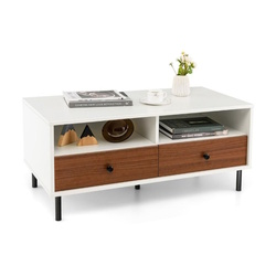 Masa pentru reviste Costway JV11335WH (White/Brown) Thumb