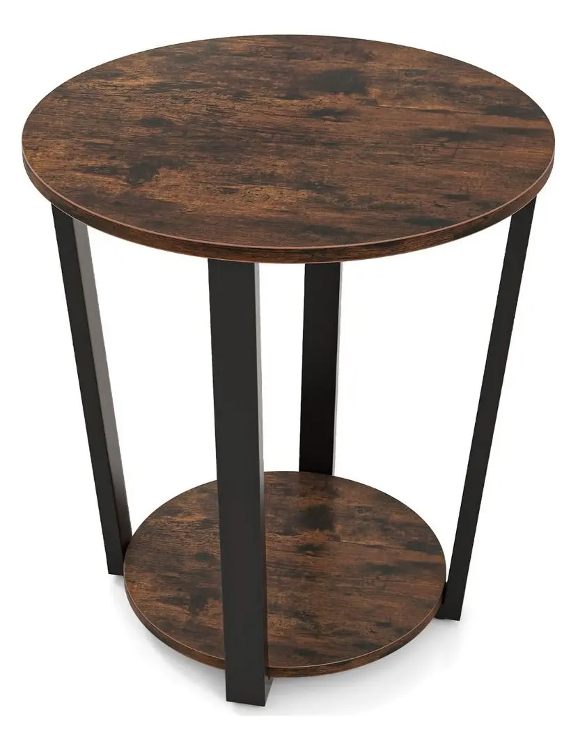 Журнальный столик Costway JV11634CF (Rustic Brown)