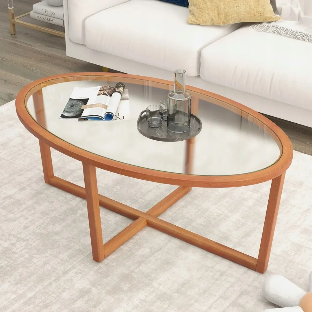 Журнальный столик Costway JV11663BN (Brown)